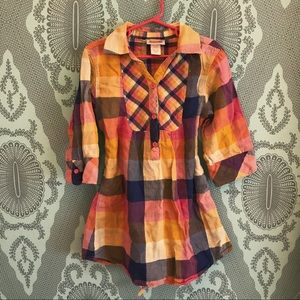 Girl’s Retro Plaid Fall tunic/ dress